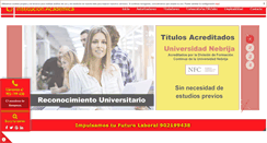 Desktop Screenshot of formacionuniversitaria.com