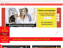 Tablet Screenshot of formacionuniversitaria.com